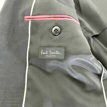 【Mサイズ】Paul Smith COLLECTION ポールスミス コレクション スーツ セットアップ ブラック 黒 スモールチェック柄_画像6