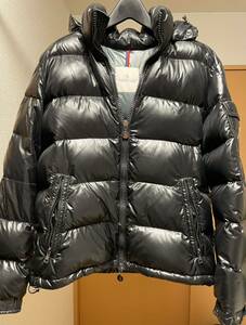 1円〜　正規品　美品　ダウンジャケット ブラック モンクレール MONCLER MAYA class1 サイズ2 M相当　激安　