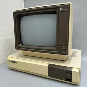●○[1] NEC 日本電気 デスクトップ PC-8801 カラーディスプレイ PC-8058 旧型PC 本体 モニター 12インチ セット 現状品 06/021901s○●