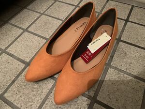  новый товар не использовался Freudepo Inte dotu туфли-лодочки orange 4L замша .... покупка довольно большой размер резчик обувь женский 