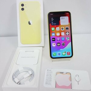 美品 **60日保証** iPhone 11 64GB イエロー docomo 利用制限○ 残債なし バッテリー87% インボイス可 送料無料 【k0227-225-0229東】清P