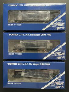 TOMIX Nゲージ チキ7000 2774 鉄道模型 貨車_3セット