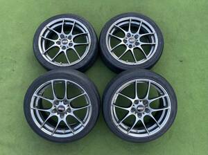 ◆ 希少！BBS RF RF501 軽量 鍛造 ◆17x7J+48/PCD:114.3/5穴◆4本BBSナット付.205/45ZR17.フォレスター,エスティマ,ヴェゼル,CX-5等