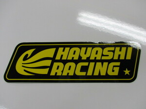 ［3907］HAYASHI RACING/ハヤシレーシング ステッカー 角型 (大)
