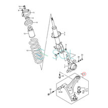 スズキ セルボ(HG21S) パレット(MK21S) フロント ロアアーム 左側 45202-58J10 45202-58J01 45202-58J00 出荷締切18時_画像2
