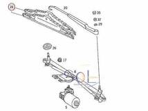 ベンツ W163 R170 ワイパーブレードセット ML270 ML320 ML350 ML430 ML55 SLK230 SLK320 SLK32 1708200845 1638200045 出荷締切18時_画像5