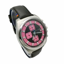 ポールスミス Paul Smith 腕時計 クロノグラフ 50周年 Archives アーカイブス ブラック×ピンク メンズ 400本限定モデル S645_画像2