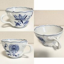 マイセン Meissen コーヒーカップ＆ソーサー 1セット 大きめティーカップ 1点 おまとめ ブルーオニオン 洋食器 食器 アンティーク J179_画像5