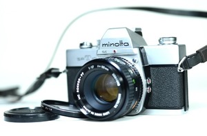 [外観極上] ミノルタ MINOLTA SRT101 一眼レフ 35mm フィルムカメラ + MC ROKKOR-PF 50mm f/1.7 レンズ #20240131_0002