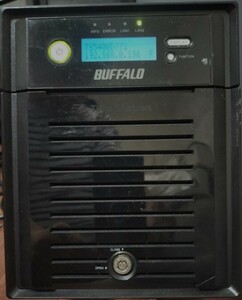 【中古】BUFFALO TeraStation/テラステーション TS5400DN起動ディスク付、LED表示有、鍵電源ケーブルオプション32
