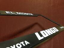 Longo Toyota CA ライセンス プレート フレーム #USDM USA US JDM 北米仕様 US仕様 アメリカ 西海岸 AAA USサイズ ナンバーフレーム トヨタ_画像2