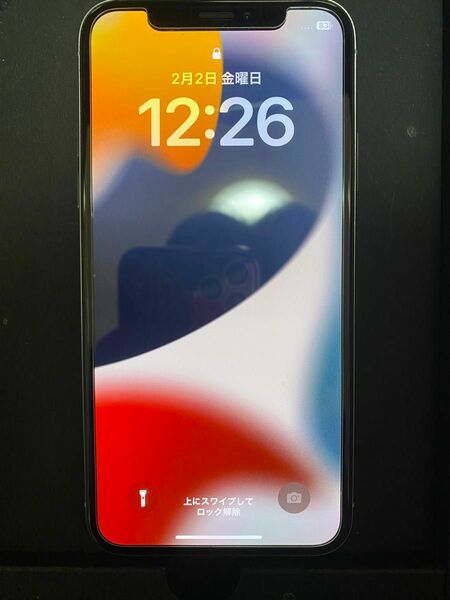 美品　iPhoneX 大容量バッテリー新品交換済　SIMフリー