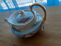 TEA ROAD 5000 紅茶ポット　上品で華やかなブルー×ゴールド　新品_画像2