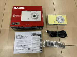 美品　CASIO カシオ デジタルコンパクトカメラ EX-ZR70 HIGH SPEED EXILIM