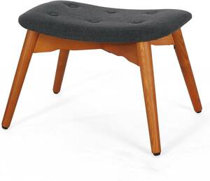 ◆限定特価処分品◆スツール 木製 　椅子 チェア 北欧 多機能 スタッキングチェア 　スツール 　ファブリック （ダークグレー）