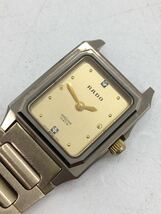 RADO ラドー DIASTAR 10 ATM レディース腕時計　ゴールドカラー文字盤　133.9707.3 現状渡し品 部品取 _画像2