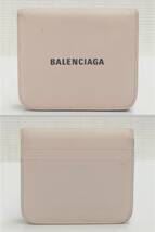 バレンシアガ　二つ折り財布　ピンクベージュ系　イタリア製　BALENCIAGA　18679601_画像2