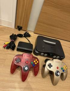  Nintendo 64 body controller Gold clear red 