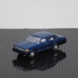 カーコレクション 第2弾 日産 セドリック 紺 トミーテック カーコレ 1/150【全長約3cm程度】