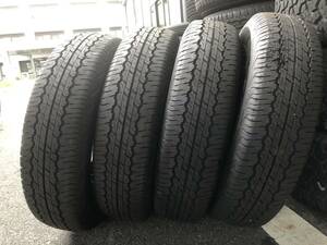 【新車外し】23年★195/80R15 ダンロップ グラントレック タイヤ 15インチ ジムニーシエラ ハイエース キャラバン 等 ４本セット