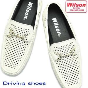 Wilson ウイルソン デッキシューズ//モカシン/Wh 270cm　No8804