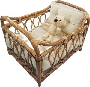  new bo-n photo rattan basket baby photo basket baby new bo-n photo birth celebration photograph photographing newborn baby blanket 