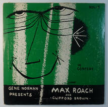 希少! US NORMAN GNP-113 オリジナル Max Roach and Clifford Brown in Concert DG/Flat Edge_画像1