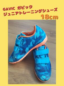 【１８cm】ガビック gavic ジュニアトレーニングシューズ フットサル ジュニア キッズ こども用 青