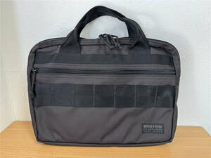 【別注】●定価26400円●新品同様●BRIEFING(ブリーフィング)PC BAG UNITED ARROWS コラボ ブリーフケース アメリカ製 ダークグレー