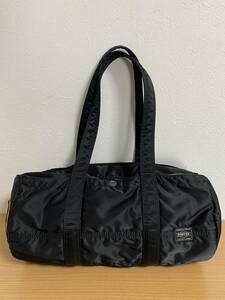 極美品●定番人気●ポーター 吉田カバン PORTER TANKER DUFFLE BAG ボストンバッグ タンカー 黒