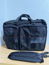 百名品●定価82500円●極美品●ブリーフィング BRIEFING×BEAMS PLUS 別注 “3WAY BAG” リュックサック アメリカ製 黒_画像4