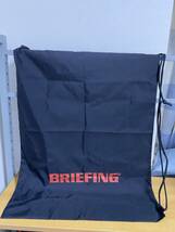 非売品●新品●BRIEFING ブリーフィング 大型 収納袋 50x70cm ランドリーバッグ用 お泊りゴルフ ブラック 巾着袋 黒_画像1