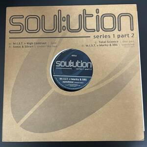 V.A. - Soul:ution Series 1 Part 2 / M.I.S.T. High Contrast, Marky, Soul:r SOULR005 ドラムンベース,Drum&Bass,Drum'n'Bass,レコード