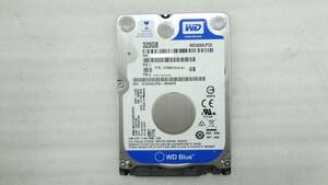 1円～ 2.5型HDD WD Blue WD3200LPCX 320GB SATA 中古動作品(w373)