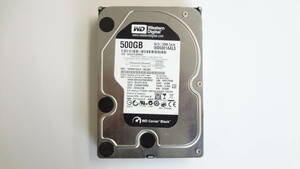 3.5型HDD WD WD5001AALS WD Caviar Black 500GB SATA 中古動作品(w396)