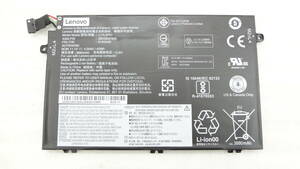 複数在庫 純正バッテリ Lenovo ThinkPad E480 E580 など用 L17L3P51 11.1V 4050mAh 中古動作品 (w431)