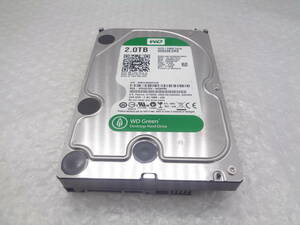 WD WD20EZRX 3.5型HDD 2TB SATA 中古動作品(H519)