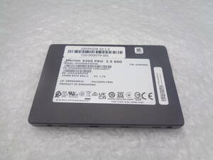 1円～ Micron 5300 PRO MTFDDAK240TDS 2.5インチ 240GB SSD SATA 中古動作品(N935)