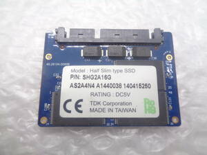 複数入荷 TDK Half Slim type SSD SHG2A16G 16GB SSD SATA 中古動作品(S197)