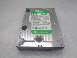 WD WD20EARS 3.5型HDD Green 2TB SATA 中古動作品(H555)