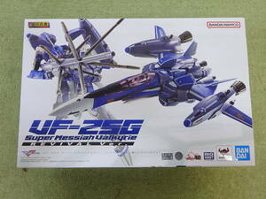 087-L37) 中古品 DX超合金 マクロスF VF-25G スーパーメサイアバルキリー (ミハエル・ブラン機) リバイバルVer. フィギュア バンダイ