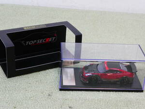 119-R11) 現状品 日産 TOP SECRET R35 GT-R TS RED 1/43スケール ミニカー