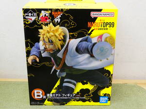 084-R81) 未開封 一番くじ NARUTOP99 豪華絢爛忍絵巻 B賞 波風ミナト フィギュア NARUTOP99記念 岸本斉史描き下ろしイラスト背景パネル付き