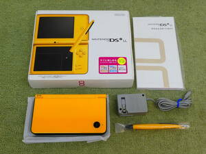 073-J34) 中古品 Nintendo ニンテンドーDSi LL イエロー 動作OK