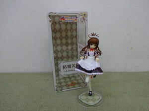 078-K60) 中古品 キューズQ ToLOVEる ダークネス 結城美柑 メイドStyle 1/7 フィギュア 国内正規品