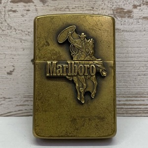 284-BY88) 80s ZIPPO Marlboro 1986年製 マルボロ カウボーイ ロデオ ウエスタン ゴールド ジッポー ライター ヴィンテージ たばこメーカー