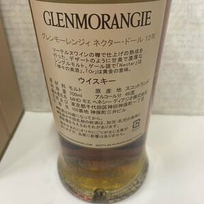 未開栓 GLENMORANGIE 12年 グレンモーレンジ ウイスキー Whisky スコッチ SCOTCH シングルモルト NECTAR D'OR 700ml /410の画像3