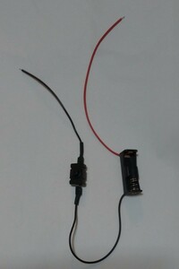 オーディオファン 電池ケース 電池ボックス プッシュスイッチ付 23A A23 (12V)