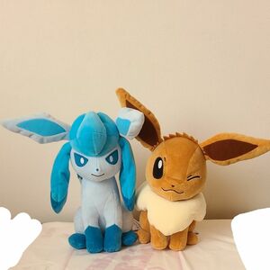 ポケモン ぬいぐるみ イーブイ、グレイシア　セット　もふぐっとぬいぐるみ