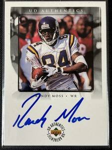 1998 Upper Deck Encore Randy Moss UD Authentics Autograph Rookie ランディ・モス 直筆サイン auto